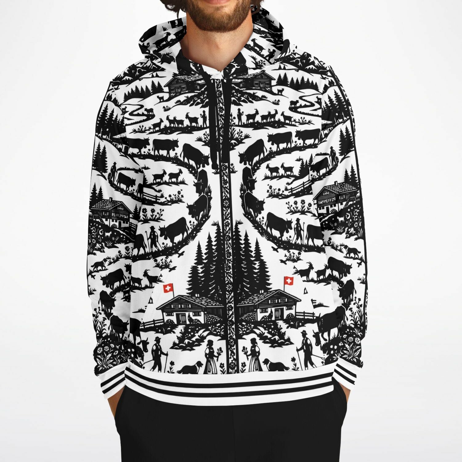 Athletic Hoodie - AOP