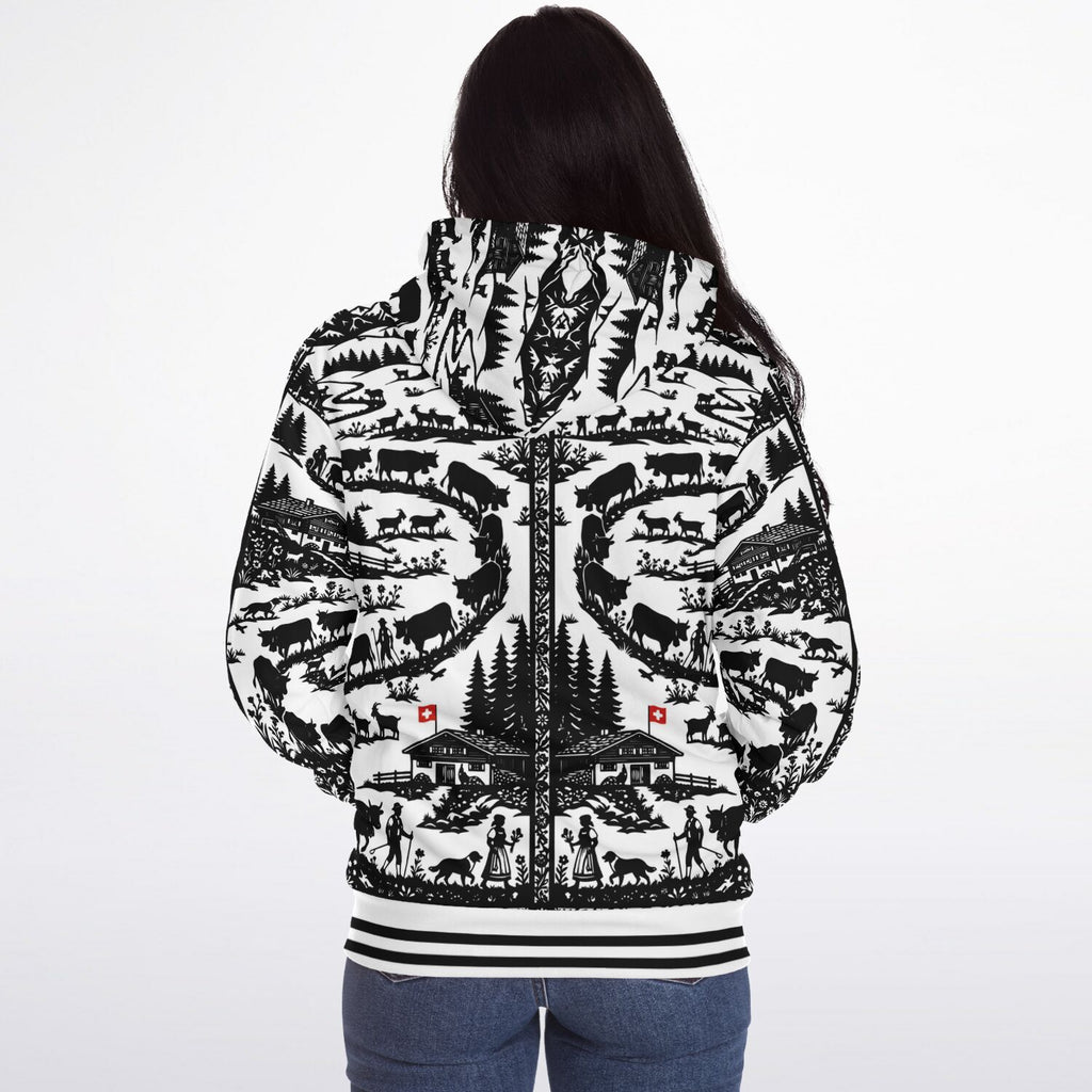 Microfleece Ziphoodie - AOP