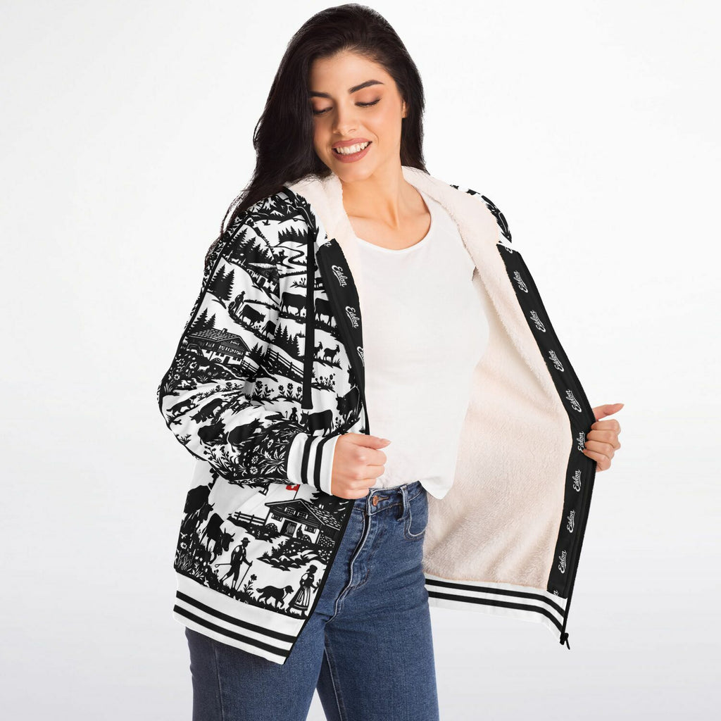 Microfleece Ziphoodie - AOP