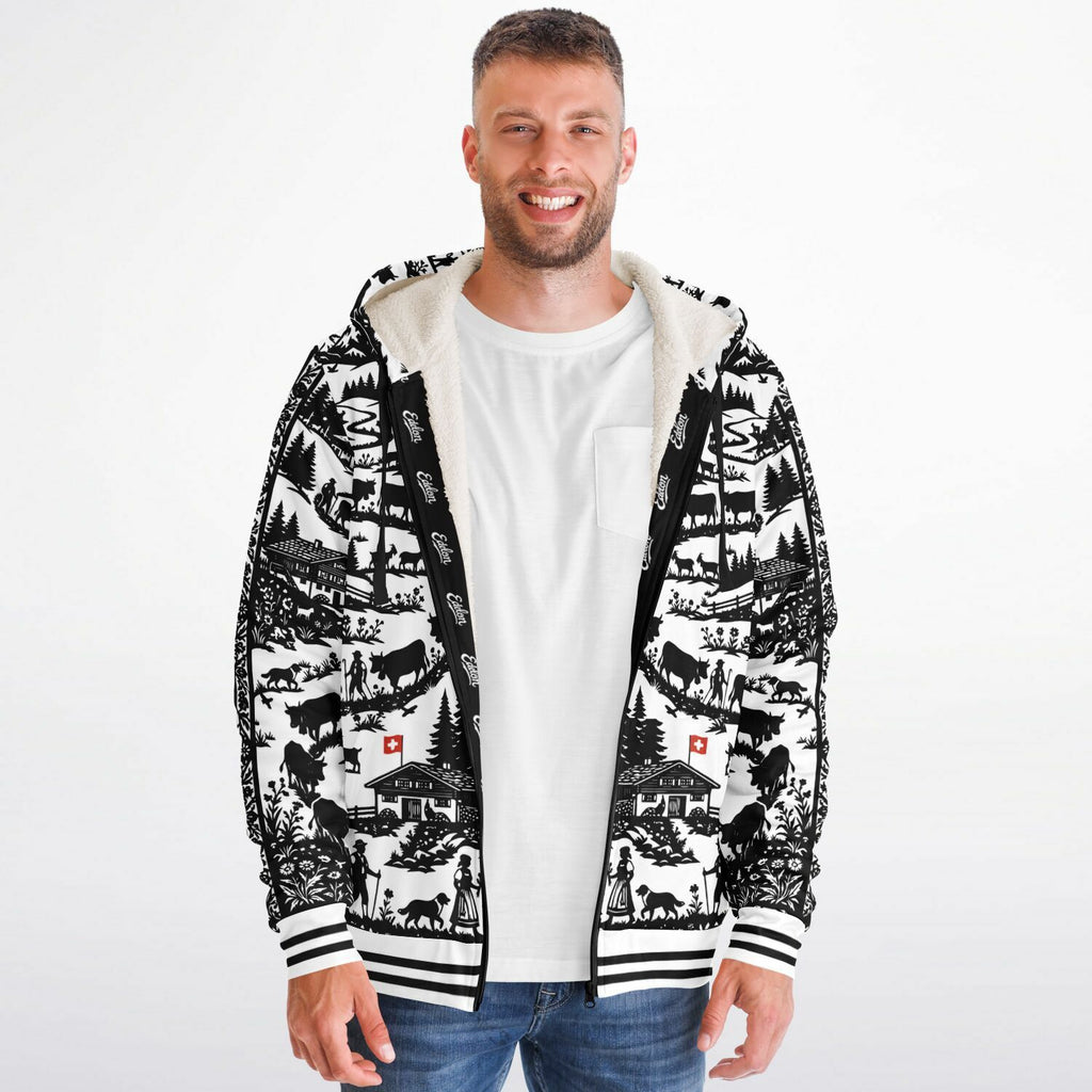 Microfleece Ziphoodie - AOP