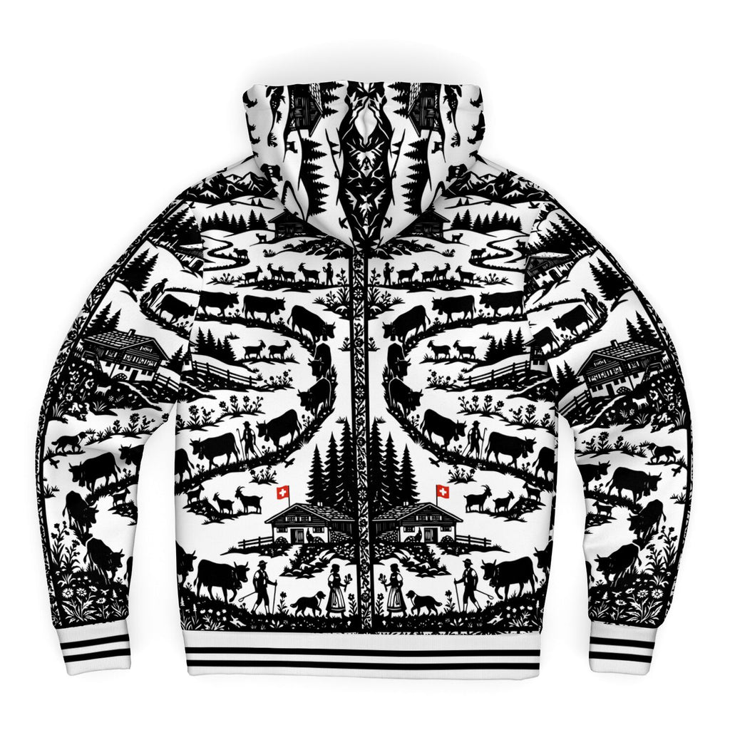 Microfleece Ziphoodie - AOP