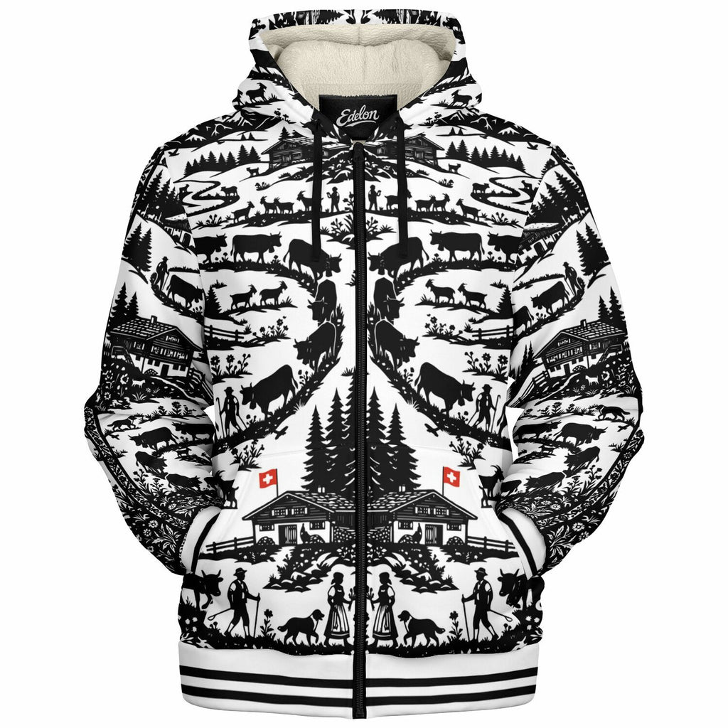 Microfleece Ziphoodie - AOP