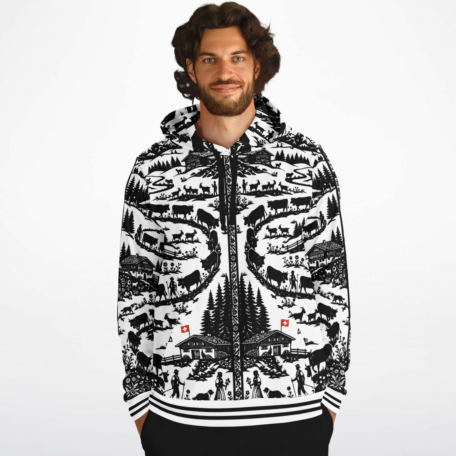 Athletic Hoodie - AOP