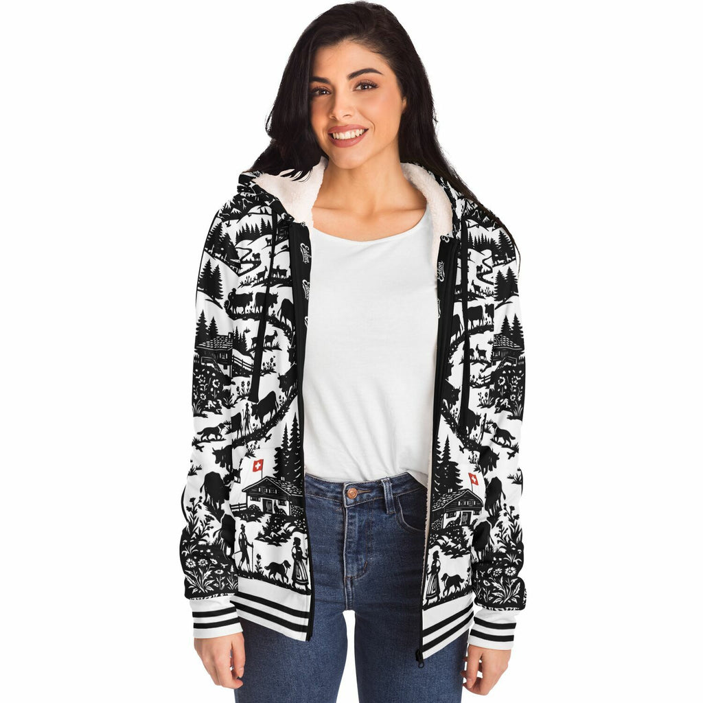 Microfleece Ziphoodie - AOP