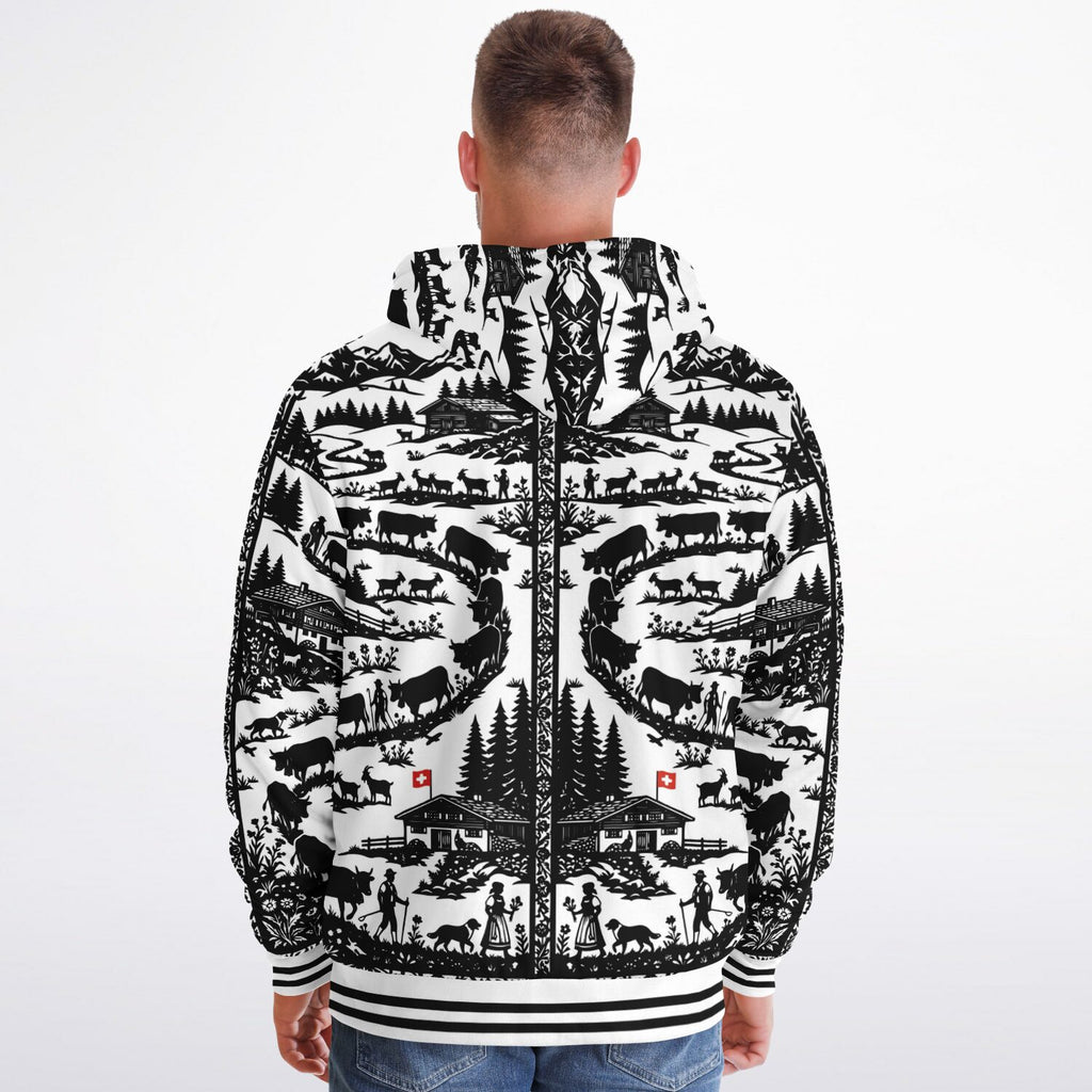 Microfleece Ziphoodie - AOP